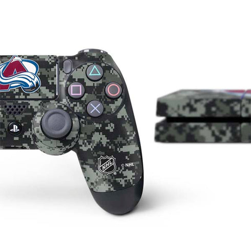 NHL Colorado Avalanche Camo PS4 Console and Controller Bundle Skin