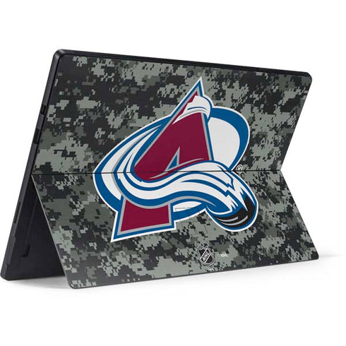 NHL Colorado Avalanche Camo Surface Pro 7 Skin