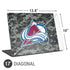 NHL Colorado Avalanche Camo Universal Laptop 17in (13.8 x 10in) Skin