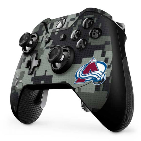 NHL Colorado Avalanche Camo Xbox One Elite Controller Skin