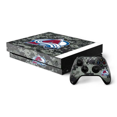 NHL Colorado Avalanche Camo Xbox One X Bundle Skin