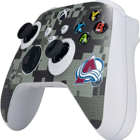 NHL Colorado Avalanche Camo Xbox Series S Controller Skin