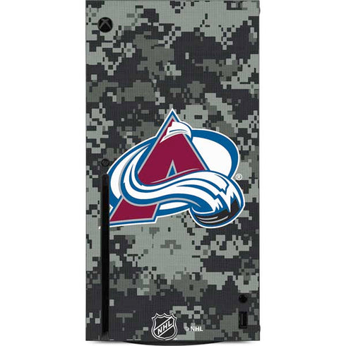 NHL Colorado Avalanche Camo Xbox Series X Console Skin