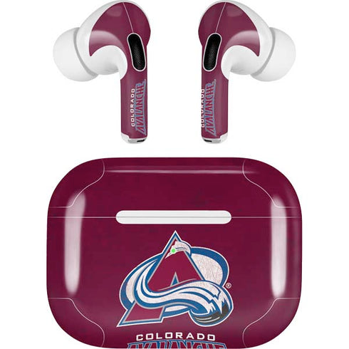 NHL Colorado Avalanche Distressed AirPods Pro 2nd Gen Skin