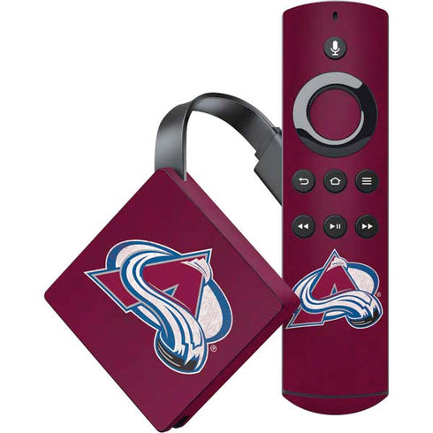NHL Colorado Avalanche Distressed Amazon Fire TV Skin