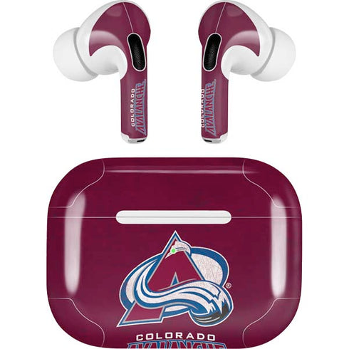 NHL Colorado Avalanche Distressed Apple AirPods Pro Skin