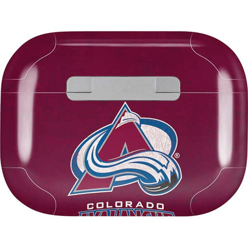 NHL Colorado Avalanche Distressed Apple AirPods Pro Skin