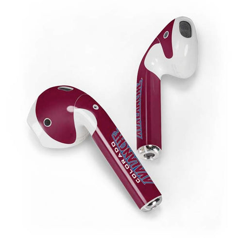 NHL Colorado Avalanche Distressed Apple AirPods Skin