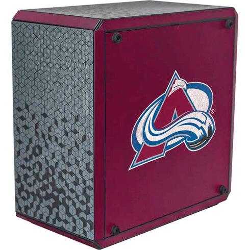 NHL Colorado Avalanche Distressed Cooler Master MasterBox Q300L Mini Tower Skin