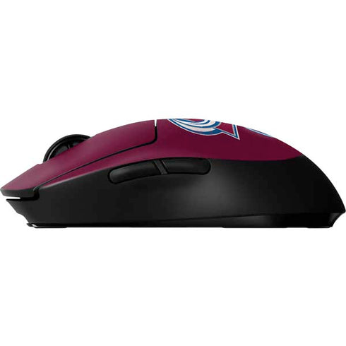 NHL Colorado Avalanche Distressed G Pro Wireless Gaming Mouse Skin