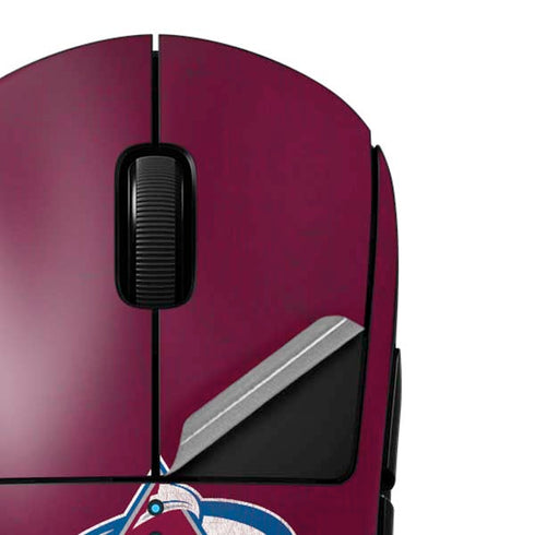 NHL Colorado Avalanche Distressed G Pro Wireless Gaming Mouse Skin