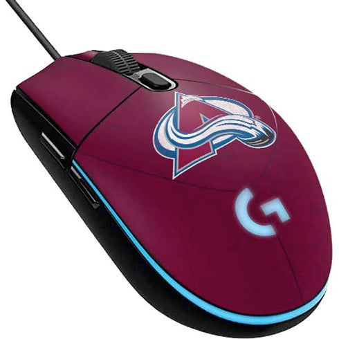 NHL Colorado Avalanche Distressed G203 Prodigy RGB Wired Gaming Mouse Skin