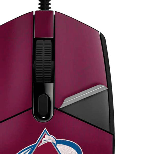 NHL Colorado Avalanche Distressed G203 Prodigy RGB Wired Gaming Mouse Skin