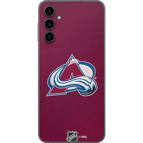 NHL Colorado Avalanche Distressed Galaxy A14 5G Skin