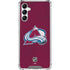 NHL Colorado Avalanche Distressed Galaxy A15 5G Clear Case