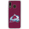 NHL Colorado Avalanche Distressed Galaxy A20 Clear Case