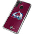 NHL Colorado Avalanche Distressed Galaxy A21 Clear Case