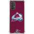 NHL Colorado Avalanche Distressed Galaxy A32 5G Clear Case