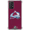 NHL Colorado Avalanche Distressed Galaxy A72 5G Clear Case