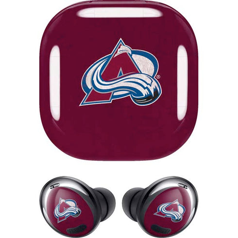 NHL Colorado Avalanche Distressed Galaxy Buds Pro Skin