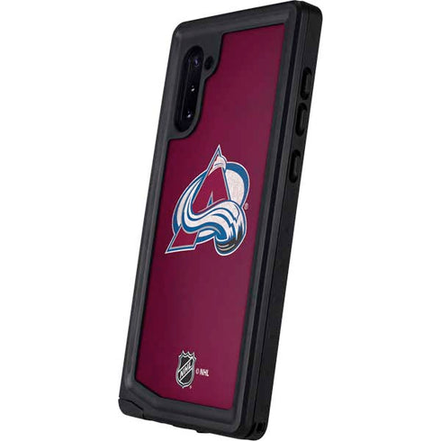 NHL Colorado Avalanche Distressed Galaxy Note 10 Waterproof Case