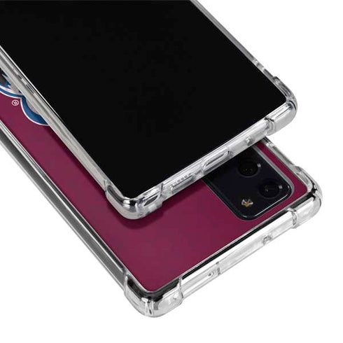 NHL Colorado Avalanche Distressed Galaxy Note20 5G Clear Case