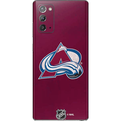 NHL Colorado Avalanche Distressed Galaxy Note20 5G Skin