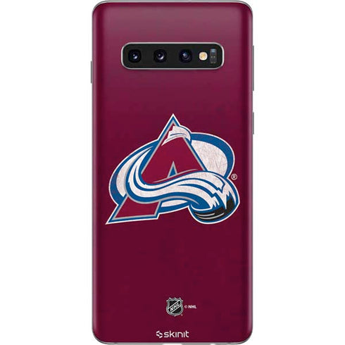 NHL Colorado Avalanche Distressed Galaxy S10 Skin