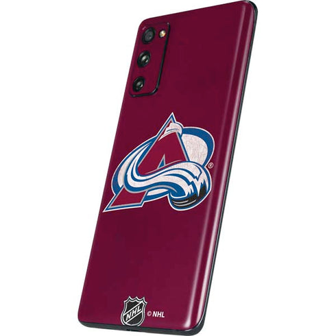 NHL Colorado Avalanche Distressed Galaxy S20 Fan Edition Skin
