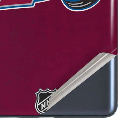 NHL Colorado Avalanche Distressed Galaxy S20 Fan Edition Skin