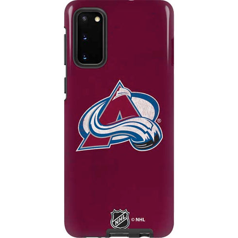 NHL Colorado Avalanche Distressed Galaxy S20 Pro Case