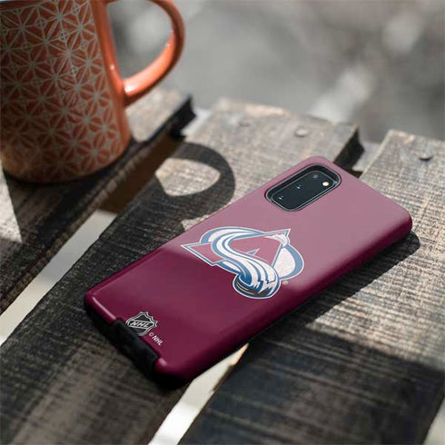 NHL Colorado Avalanche Distressed Galaxy S20 Pro Case