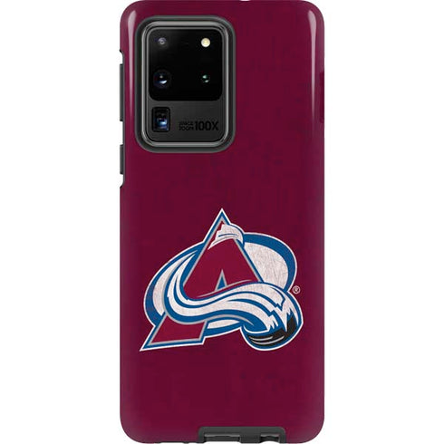 NHL Colorado Avalanche Distressed Galaxy S20 Ultra 5G Pro Case