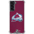 NHL Colorado Avalanche Distressed Galaxy S21 5G Clear Case