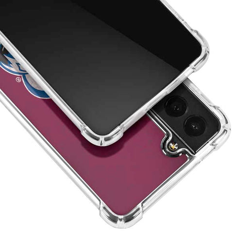 NHL Colorado Avalanche Distressed Galaxy S21 Plus 5G Clear Case