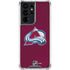 NHL Colorado Avalanche Distressed Galaxy S21 Ultra 5G Clear Case