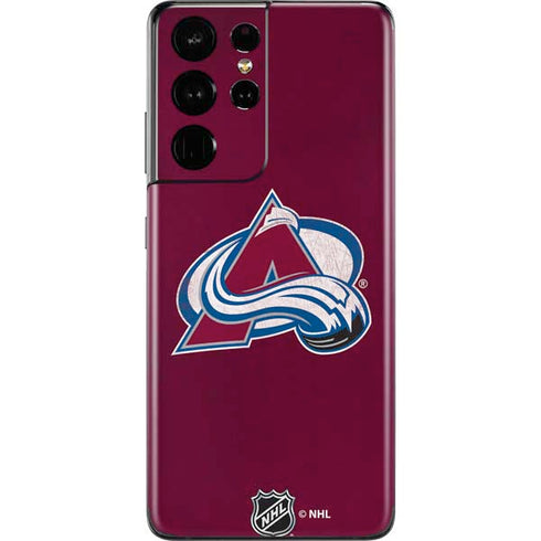 NHL Colorado Avalanche Distressed Galaxy S21 Ultra 5G Skin