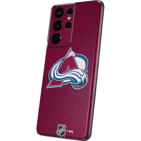 NHL Colorado Avalanche Distressed Galaxy S21 Ultra 5G Skin