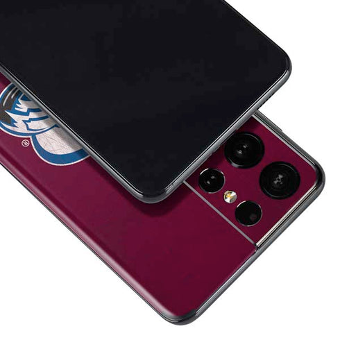 NHL Colorado Avalanche Distressed Galaxy S21 Ultra 5G Skin