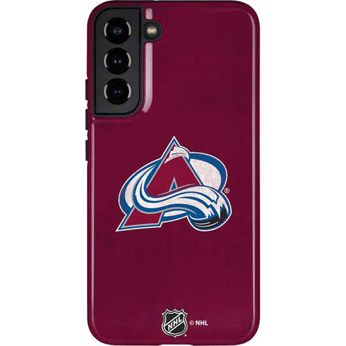 NHL Colorado Avalanche Distressed Galaxy S22 Plus Pro Case