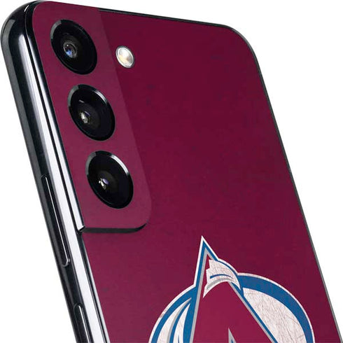NHL Colorado Avalanche Distressed Galaxy S22 Skin