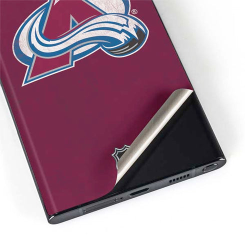 NHL Colorado Avalanche Distressed Galaxy S22 Ultra Skin