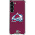 NHL Colorado Avalanche Distressed Galaxy S23 Clear Case