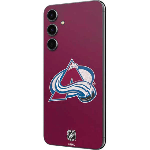 NHL Colorado Avalanche Distressed Galaxy S23 FE Skin