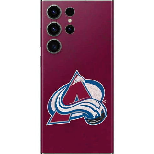 NHL Colorado Avalanche Distressed Galaxy S23 Ultra Skin