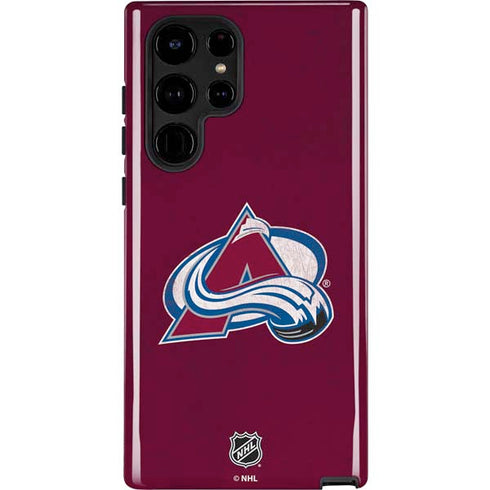 NHL Colorado Avalanche Distressed Galaxy S24 Ultra Impact Case