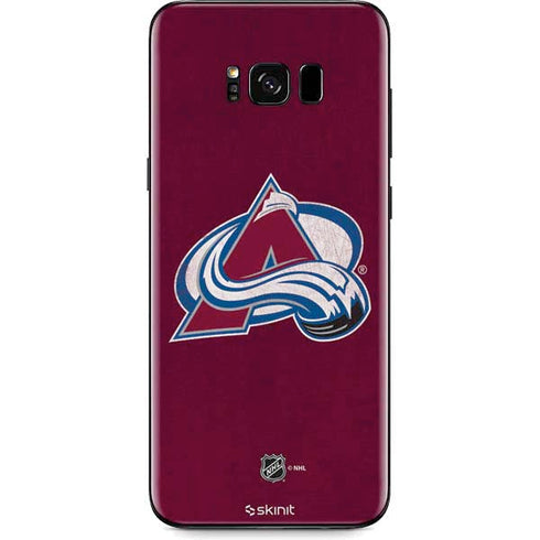 NHL Colorado Avalanche Distressed Galaxy S8 Plus Skin
