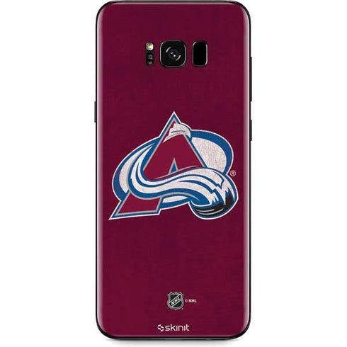 NHL Colorado Avalanche Distressed Galaxy S8 Skin