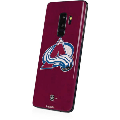 NHL Colorado Avalanche Distressed Galaxy S9 Plus Skin