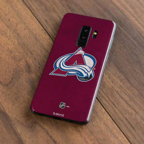 NHL Colorado Avalanche Distressed Galaxy S9 Plus Skin